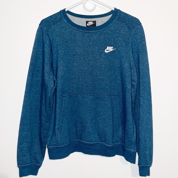 Nike Tops | Nike Turquoise Crewneck Sweatshirt | Poshmark